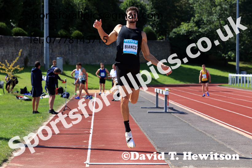 Decathlon long jump, 2025 EAP International Combined Events, Hexham, Northumberland.  Photo: David T. Hewitson/Sports for All Pics